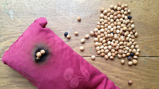 Bouillotte à noyaux de cerises