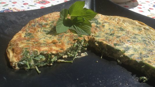 Frittata à l'égopode podagraire
