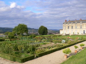 Le potager du château d'Hauterive