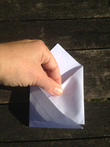 Pliage de sachet de graines