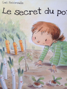 L'école visite le potager